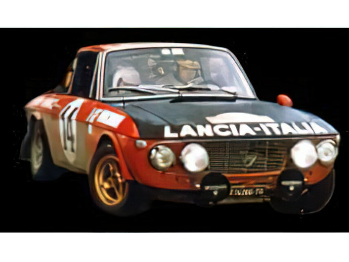 【予約】2025年発売予定LANCIA - FULVIA HF 1600 COUPE N 14 WINNER RALLY MONTECARLO 1972 SANDRO MUNARI - MARIO MANNUCCI - RED BLACK/TOPMARQUES 1/12ミニカー