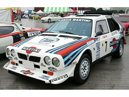 【予約】2025年発売予定LANCIA - DELTA S4 TEAM MARTINI RACING N 7 WINNER RALLY MONTECARLO 1986 HENRI TOIVONEN - SERGIO CRESTO - WHITE BLUE RED/TOPMARQUES 1/12ミニカー
