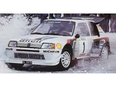 【予約】2025年発売予定PEUGEOT - 205 TURBO 16 EVO2 N 1 2nd RALLY MONTECARLO 1986 TIMO SALONEN - SEPPO HARJANE - WHITE BLUE/TOPMARQUES 1/12ミニカー