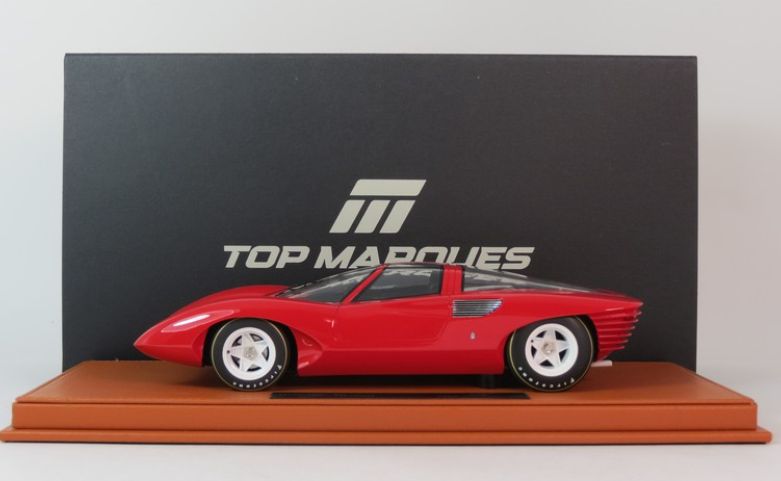 ギャラリービューアに画像をロードする, FERRARI - 250 P5 1968 - RED /TOPMARQUES COLLECTION 1/18 ミニカー
