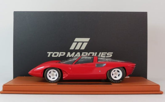FERRARI - 250 P5 1968 - RED /TOPMARQUES COLLECTION 1/18 ミニカー
