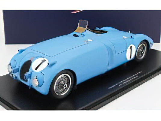 BUGATTI  57C TANK SPIDER N 1 WINNER 24h LE MANS 1939 J.P.WIMILLE  P.VEYRON  MATT BLUE/スパーク 1/18ミニカー