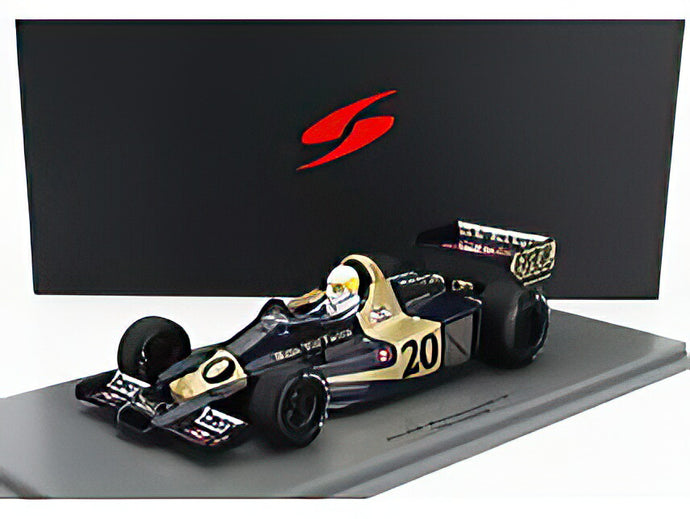 WILLIAMS F1 WOLF WR1 N 20 WINNER MONACO GP 1977 JODY SCHECKTER BLACK GOLD/Spark 1/18ミニカー