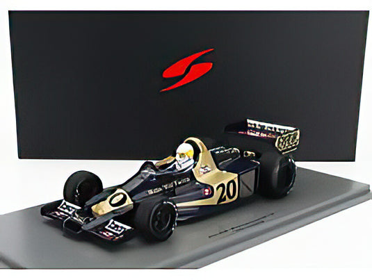 WILLIAMS F1 WOLF WR1 N 20 WINNER MONACO GP 1977 JODY SCHECKTER BLACK GOLD/Spark 1/18ミニカー