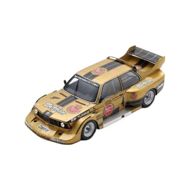 1977 BMW 320 DRM #4 Jorg Obermoser Norisring レジンシリーズ gold/Spark 1/18ミニカー