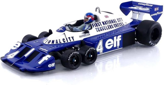 TYRRELLティレル - F1 P34 ELF N 4 2nd CANADA GP 1977 P.DEPAILLER - BLUE WHITE /Sparkスパーク 1/18 ミニカー