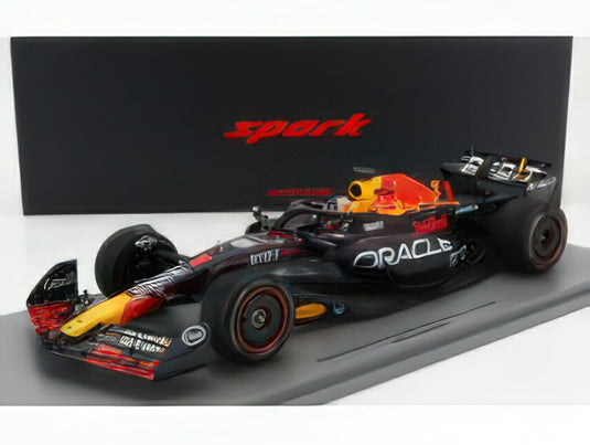 RED BULL - F1  RB19 TEAM ORACLE RED BULL RACING N 1 WORLD CHAMPION WINNER MONACO GP 2023 MAX VERSTAPPEN - MATT BLUE/Spark 1/18ミニカー