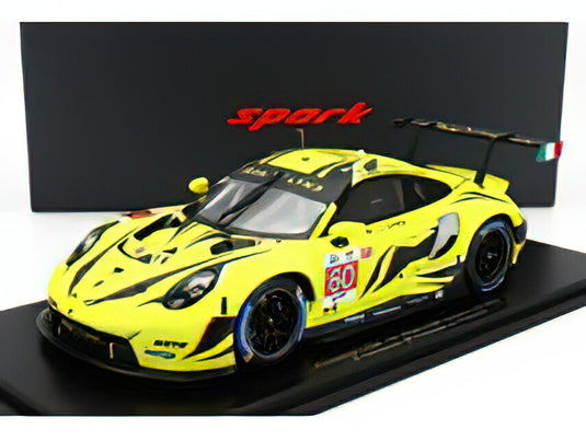 PORSCHEポルシェ 911 991-2 RSR-19 4.2L IRON LYNX N 60 LE MANS 2023 M.CRESSONI /Spark 1/18ミニカー