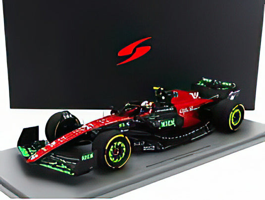 ALFA ROMEO F1 C43 TEAM ORLEN N 24 BELGIUM GP 2023 GUANYU ZHOU BLACK RED/Spark 1/18ミニカー
