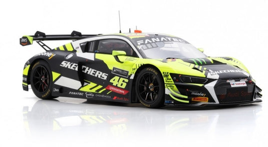 AUDI - R8 LMS GT3 TEAM AUDI SPORT WRT N 46 24h SPA 2022 VALENTINO ROSSI - F.VERVISCH - N.MULLER - BLACK YELLOW /SPARK 1/18 ミニカー