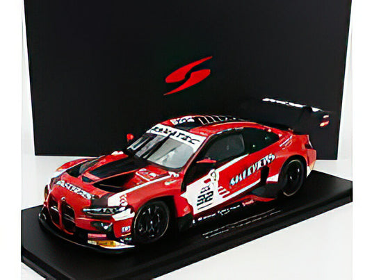 BMW 4 SERIES M4 TEAM WRT N 32 24h SPA 2023 D.VANTHOOR S.VAN DER LINDE C.WEERTS RED/Spark 1/18ミニカー 300台限定