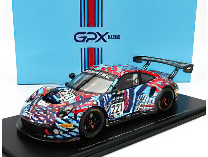 PORSCHE911 991-2 GT3 R TEAM GPX MARTINI N 221 TEST DAYS SPA 2022 R.LIETZ /Spark 1/18ミニカー