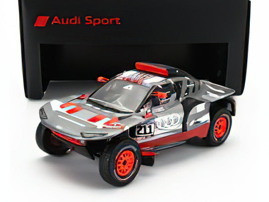 AUDI  Q ETRON RS TEAM AUDI SPORT N 221 RALLY DAKAR 2023 M EKSTROM  E BERGKVIST  GREY SILVER BLACK/スパーク 1/43ミニカー