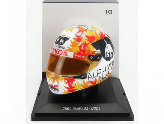 BELL HELMET - F1  CASCO HELMET AT04 TEAM ALPHA TAURI N 22 SEASON 2023 YUKI TSUNODA - WHITE RED BLACK/Spark 1/5ヘルメット