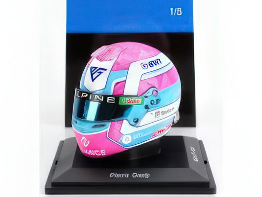BELL HELMET - F1  CASCO HELMET RENAULT A523 TEAM BWT ALPINE N 10 MIAMI GP 2023 PIERRE GASLY - WHITE RED BLUE/Spark 1/5ヘルメット