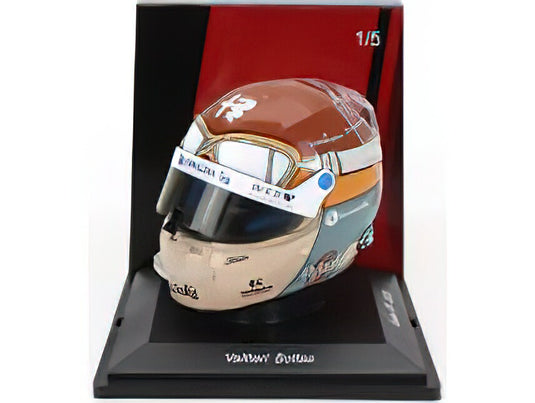 BELLベルヘルメットF1 CASCO HELMET ALFA ROMEO C43 TEAM STAKE N 77 MONZA ITALY GP 2023 VALTTERI BOTTAS - RED BLACK GOLD/Spark 1/5ミニカー