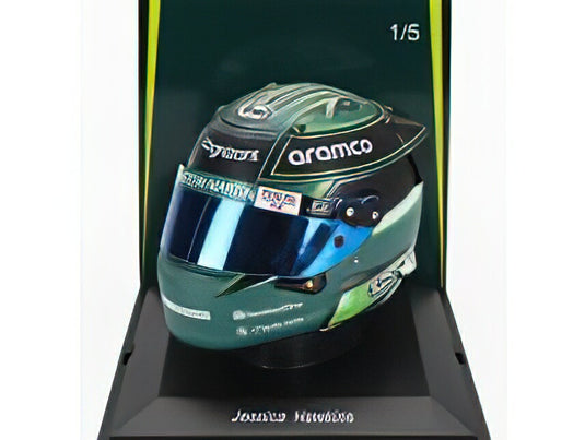 BELL F1 CASCO HELMETヘルメット ASTON MARTIN AMR23 TEAM ARAMCO COGNIZANT N 0 F1 TEST 2023 JESSICA HAWKINS /Spark 1/5