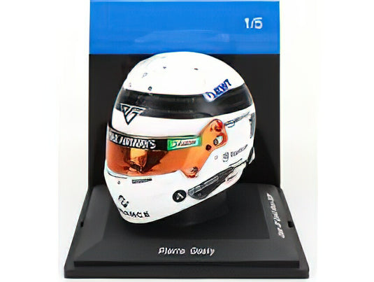BELLベルヘルメットF1 CASCO HELMET RENAULT A523 TEAM BWT ALPINE N 10 SPRINT RACE QATAR GP 2023 PIERRE GASLY - WHITE/Spark 1/5ミニカー