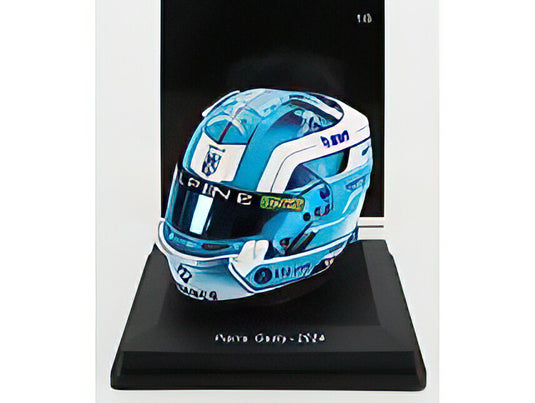BELL HELMET CASCO HELMET F1 PIERRE GASLY TEAM BWT ALPINE N 10 SEASON 2024 2 TONE BLUE WHITE/Spark 1/5ミニカー