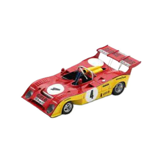1975 Mirage GR7 #4 2nd 1000km Nurburgring, red/yellow/Spark 1/43ミニカー