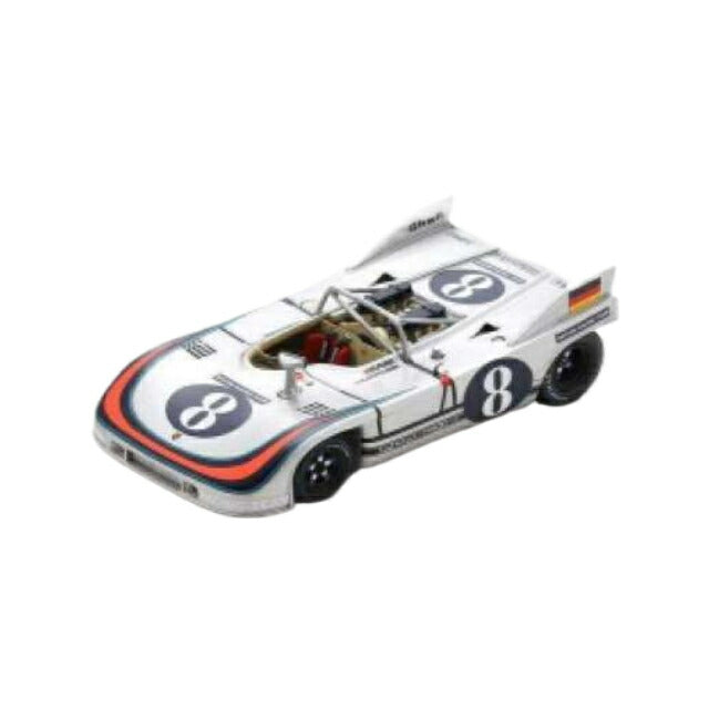 1971 Porsche 908/3 No.8 G. Larrousse/V. Elford Targa Florio, white/black/red/Spark 1/43ミニカー