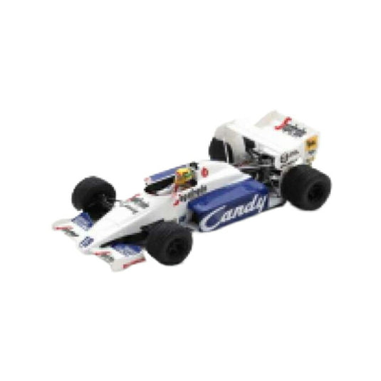 1984 Toleman TG184 #19 2nd Ayrton Senna Monaco GPレジンシリーズ white/blue/Spark 1/43ミニカー