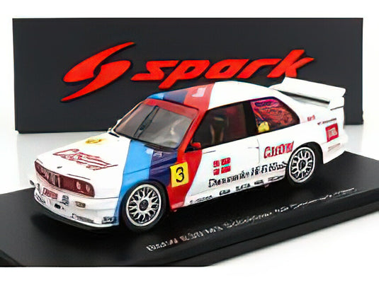 BMW  3SERIES M3 (E30) TEAM SCHNITZER N 3 DENMARK GP 1991 KRIS NISSEN  WHITE BLUE RED/スパーク 1/43ミニカー