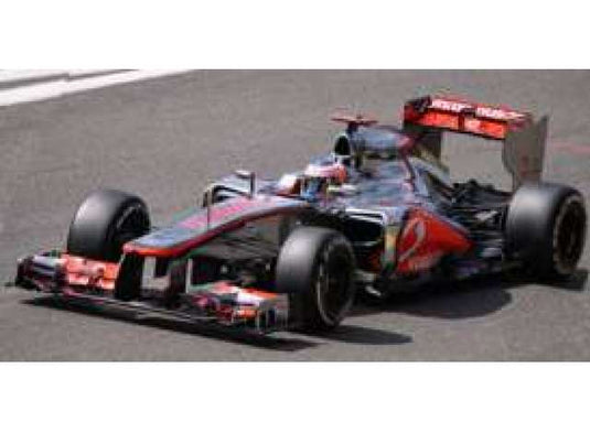 2012 McLaren MP4-27 winner Belgium GP J.Button, silver/red/Spark 1/43ミニカー