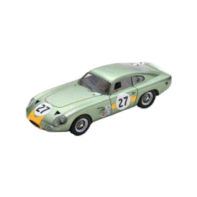 1964 Aston Martin DP214 No.27 B. Hetreed/C. Kerrison Daytona 2000km レジンシリーズ lightgreen/yellow/Spark 1/43ミニカー
