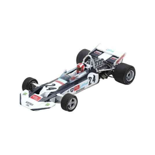 1971 Surtees TS9 #24 Rolf Stommelen British GP, white/black/Spark 1/43ミニカー