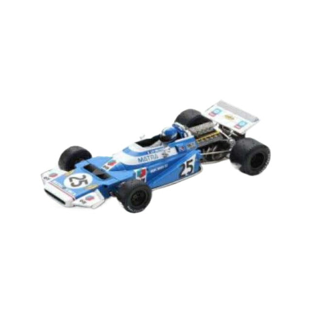 1970 Matra MS120 No.25 Jean-Pierre Beltoise 3rd Belgian GP, blue/white/Spark 1/43ミニカー