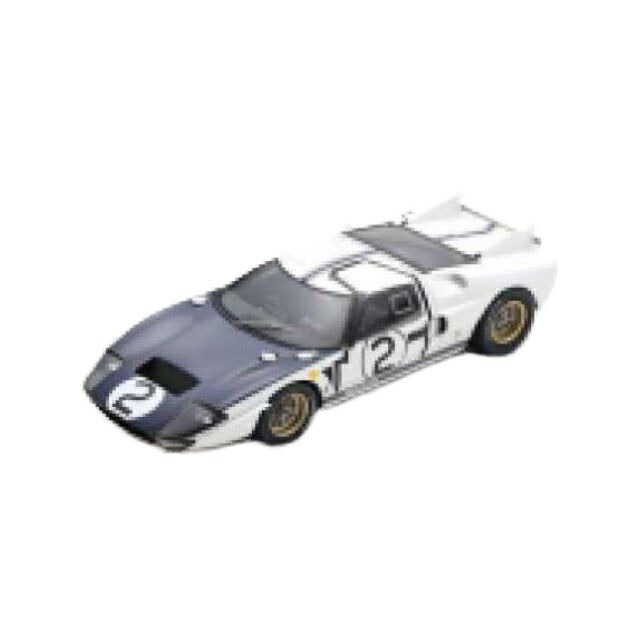 1965 Ford GT40 MK2 #2 P. Hill/C. Amon 24H Le Mans レジンシリーズ white/black/Spark 1/43ミニカー