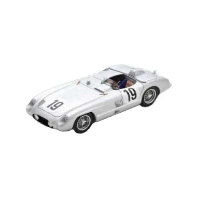 1955 Mercedes-Benz 300 SLR #19 J.M. Fangio/S. Moss 24H Le Mans レジンシリーズwhite/Spark 1/43ミニカー