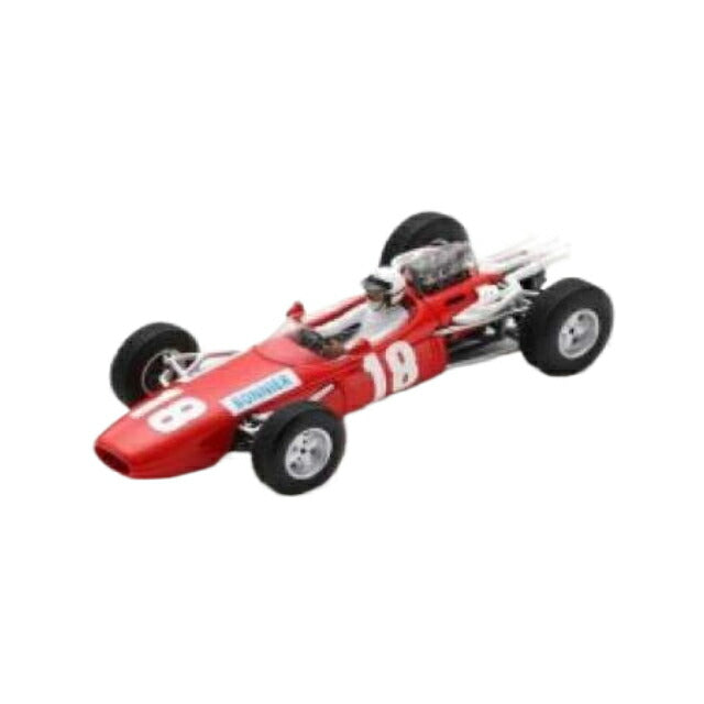 1966 Brabham BT7 #18 Jo Bonnier British GP レジンシリーズ red/Spark 1/43ミニカー