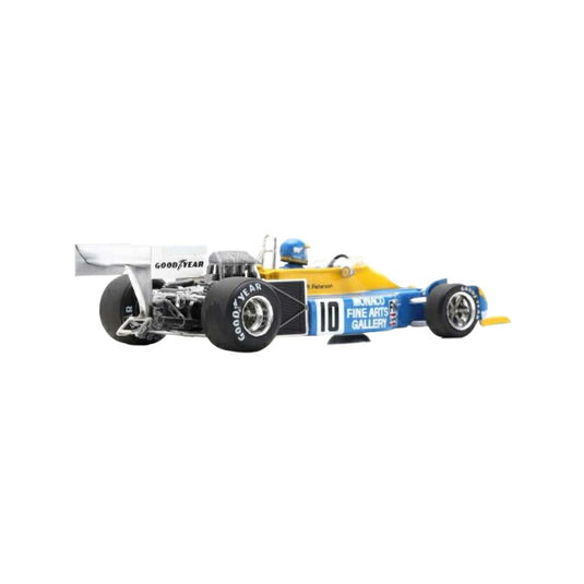 1976 March 761 #10 Ronnie Peterson Monaco GP, blue/yellow/Spark 1/43ミニカー