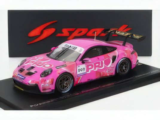 PORSCHE - 911 992 GT3 CUP N 999 PORSCHE CARRERA CUP BRAZIL CHAMPION 2023 NICOLAS COSTA - PINK/Spark 1/43ミニカー 300台限定