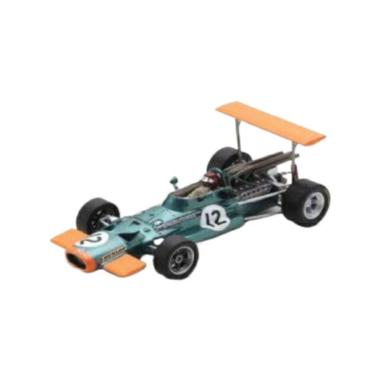 1969 BRM P133 No.12 Jackie Oliver Spanish GP レジンシリーズgreen/yellow/Spark 1/43ミニカー