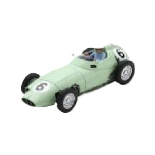 1959 BRM P25 #6 2nd British GP, Stirling Moss, レジンシリーズ, green/Spark 1/43ミニカー
