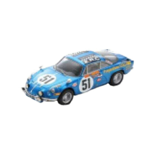 1968 Alpine A110 #51 B. Collomb/F. Lacarreau 24H Le Mans レジンシリーズblue/Spark 1/43ミニカー