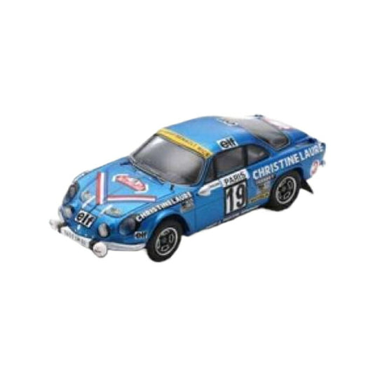 1976 Alpine Renault A110 1600 SC #19 M.Mounton/F. Conconi Coupe Des Dames Monte Carlo Rally レジンシリーズblue/Spark 1/43ミニカー