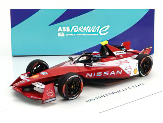 NISSAN - FORMULA-E E-4ORCE 04 TEAM NISSAN N 22 SEASON 2023-2024 OLIVER ROWLAND - RED WHITE/Spark 1/43ミニカー