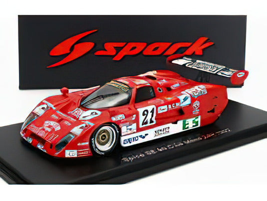 SPICE  SE90C 3.5L V8 TEAM ACTION FORMULA N 21 24h LE MANS 1992 LUIGI TAVERNA  JOHN SHELDON  ALESSANDRO GINI  RED/スパーク 1/43ミニカー