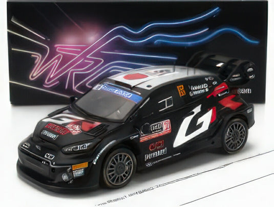 TOYOTA - YARIS GR RALLY1 HYBRID TEAM TOYOTA GAZOO RACING WRT N 18 7th RALLY MONTECARLO 2024 TAKAMOTO KATSUTA - AARON JOHNSTON - BLACK/Spark 1/43ミニカー