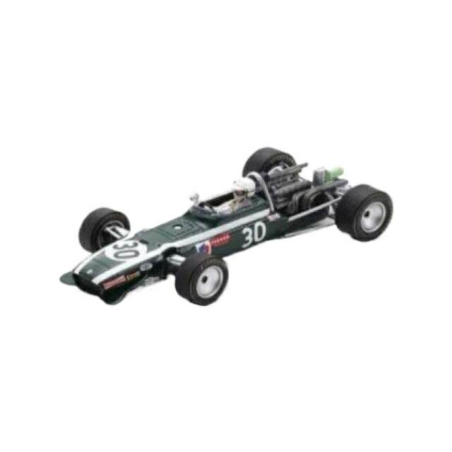 1968 Cooper T86B #30 4th French GP, green/white/Spark 1/43ミニカー