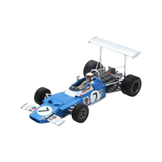 1969 Matra MS80 #7 Jackie Stewart Winner Spanish GP, blue/white/Spark 1/43ミニカー
