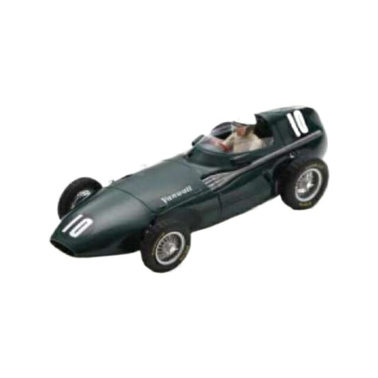 1956 Vanwall VW2 No.10 Harry Schell 4th Belgian GP, black/Spark 1/43ミニカー