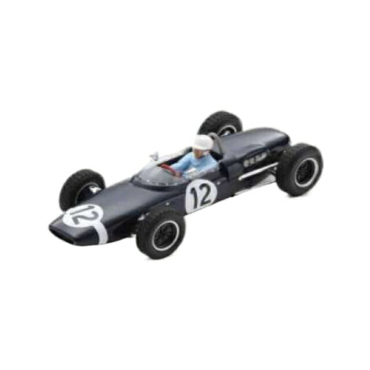 1962 Lotus 18-21 #12 Maurice Trintignant Winner Pau GP レジンシリーズ black/white/Spark 1/43ミニカー