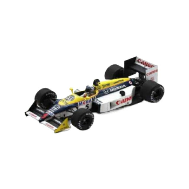 1987 Williams FW11B No.5 Riccardo Patrese Australian GP レジンシリーズwhite/black/yellow/Spark 1/43ミニカー