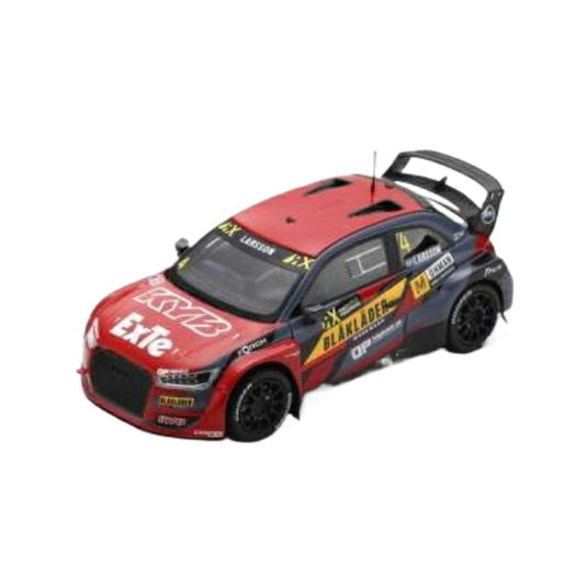 2020 Audi S1 WRX No.4 Robin Larsson KYB Team JC 3rd Race 6 World RX Latvia レジンシリーズ red/black/Spark 1/43ミニカー