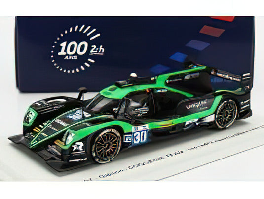 ORECA  07 GIBSON GK428 4.2L V8 TEAM DUQUEINE N 30 3rd LMP2 CLASS 24h LE MANS 2023 R.BINDER  N.JANI  N.PINO  GREEN WHITE BLACK/スパーク 1/43ミニカー